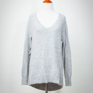 Super soft gray Angora sweater by HEED